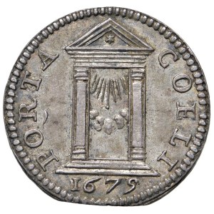 Italian Mints - Rome - Clement X (1670–1676) Grosso 1675 - D/ CLE...