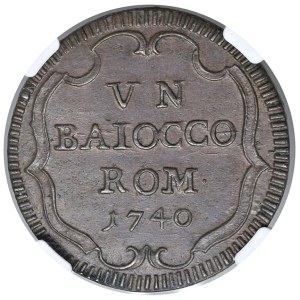 Italian Mints - Rome - Sede Vacante (1740) Baiocco 1740 - D/ SEDE ...