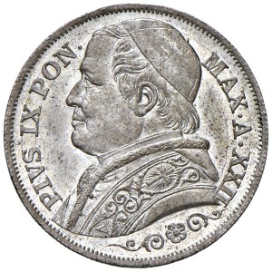 Italian Mints - Rome - Pius IX (1846–1878) 2 Lire 1867, Year XXII - D...