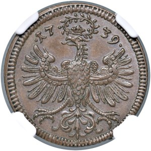 Italian Mints - Trento - Charles VI (1711–1740) Soldo 1739 - D/ Aqui...