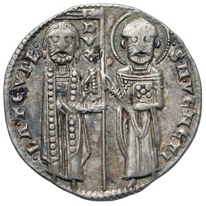 Výběr benátských mincí – Benátky – Lorenzo Tiepolo (1268–1275) Grosso – D/ ...