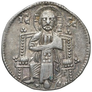 Výběr benátských mincí – Benátky – Lorenzo Tiepolo (1268–1275) Grosso – D/ ...