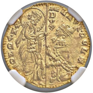 Selection of Venetian Coins - Venice - Lorenzo Celsi (1361–1365) Ducat - D/ LA...