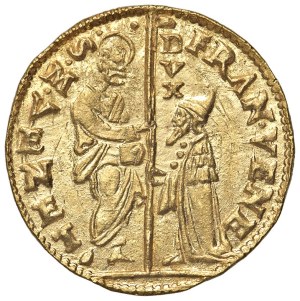 Venetian coins selection - Venezia - Francesco Venier (1554-1556) Zecchino - ...
