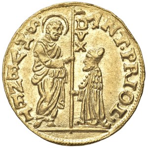 Selection of Venetian Coins - Venice - Antonio Priuli (1618–1623) Zecchino - D/...