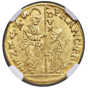 Selection of Venetian Coins - Venice - Francesco Erizzo (1631–1646) Zecchino - ...