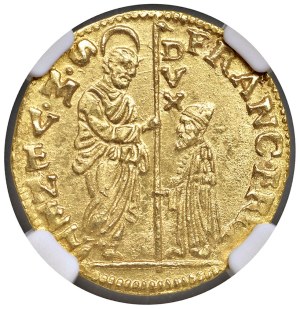 Venetian coins selection - Venezia - Francesco Erizzo (1631-1646) Zecchino - ...