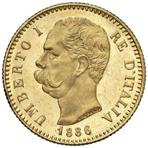 House of Savoy - Umberto I (1878–1900) 20 Lire 1886 - Weight 16 Au 6,...