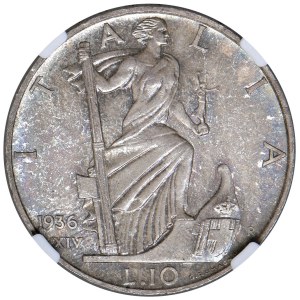 House of Savoy - Vittorio Emanuele III (1900-1946) 10 Lire 1936 Imp...