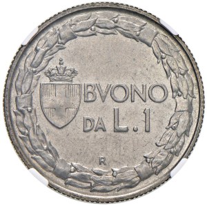 House of Savoy - Vittorio Emanuele III (1900-1946) Buono da 1 Lira ...