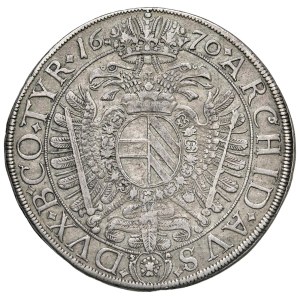 World Coins - Austria - Leopold I (1657–1705) Thaler, 1670, Vienna ...