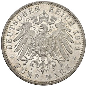 World Coins - Germany - Bavaria, Leopold (1886–1912) 5 Marks 1...