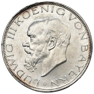 World Coins - Germany - Bavaria, Ludwig III (1913–1918) March 3...