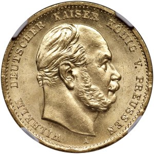 World Coins - Germania - Prussia, Wilhelm I (1861-1888) 10 Mark ...