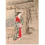 Gessai Fukui, *Bijinga* from the series “One Hundred Famous Beauties,” ca. 1893.