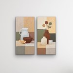 Monika KARGOL (b. 1969), Three Moments, diptych, 2026