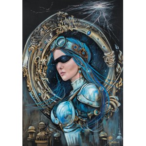 Żaneta CHŁOSTOWSKA (geb. 1983), Die Nacht der Schöpfung, 2024