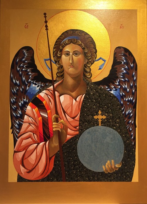 Aleksandra RUSAKOVA (ur. 1986), Ikona. Archanioł Michał, 2026