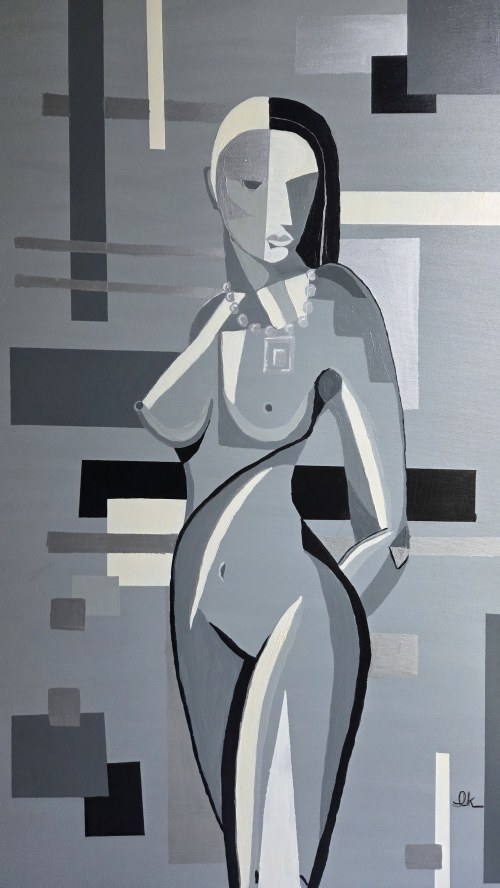 Katarzyna LEWANDOWSKA (ur. 1963), Geometryczny Akt 002, 2025