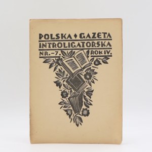 Ignacy Kozłowski, *Polska Gazeta Introligatorska*. Vol. IV, No. 7 [1931]