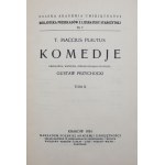 T. Maccius Plautus, Comedies, Vol. II [1934]