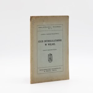 Janina Rodkiewiczówna, The Bookbinders’ Guild in Vilnius: A Historical Overview [1929]