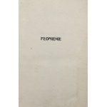 Brzozowski Stanisław, Płomienie. T. I-II [1908]