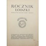 Józef Raciborski [ed.], Łódź Yearbook Dedicated to the History of Łódź and the Surrounding Area. Vol. III [1933]