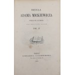 Mickiewicz Adam, Dzieła Adama Mickiewicza. T. IV [1868]
