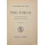 Leonardo da Vinci, Selected Writings, Vol. I–II. [1913]