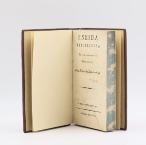 Wirgiliusz, Eneida Wirgiliusza. Tłum. Franciszek Dmochowski [1809]
