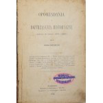 Szujski Józef, Opowiadania i roztrząsania historyczne (pisane w latach 1875-1880) [1882]