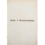 Józef Korzeniowski, The Works of Józef Korzeniowski. Vol. VIII [1872]