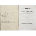 Józef Wereszczyński, Politické spisy: Spisy morálneho charakteru [1858, 1860]