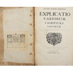 Socinus Faustus; Crellius Johannes, Výklad rôznych miest Svätého Písma; Odpoveď na dielo Hugona Grotiusa s názvom De satisfactione Christi [...] [Bibliotheca Fratrum Polonorum] [cca 1665–1668]