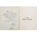 Rzesiński Jan Kanty (wyd.), Trzy kodexa francuzkie. [Cz. I] Kodex cywilny [1845] - egzemplarz z dedykacją wydawcy dla Antoniego Zygmunta Helcla