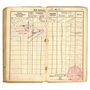 Tutak Stefan Władysław, Książka legitymacyjna (indeks) Szkoły Politechnicznej we Lwowie [1919]