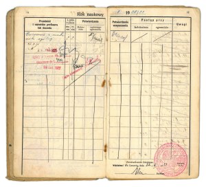 Tutak Stefan Władysław, Książka legitymacyjna (indeks) Szkoły Politechnicznej we Lwowie [1919]