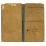 Tutak Stefan Władysław, Książka legitymacyjna (indeks) Szkoły Politechnicznej we Lwowie [1919]