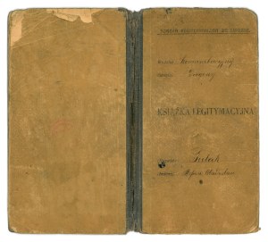 Tutak Stefan Władysław, Książka legitymacyjna (indeks) Szkoły Politechnicznej we Lwowie [1919]