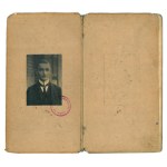 Tutak Stefan Władysław, Książka legitymacyjna (indeks) Szkoły Politechnicznej we Lwowie [1919]