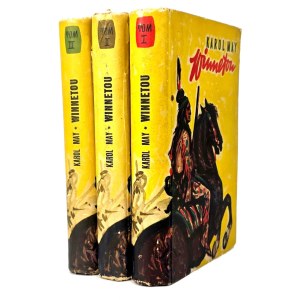 KAROL MAY - WINNETOU komplet wyd. 1956 ilustrował Stanisław Rozwadowski
