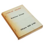 MIŁOSZ—FAMILY EUROPE, signed by the author