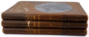 KENNAN- SYBERYA T.1-3 [komplet] wyd. Lwów 1895r., oprawa Żenczykowski