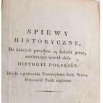 NIEMCEWICZ- ŚPIEWY HISTORYCZNE z muzyką i rycinami 1819