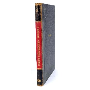 KRASIŃSKI—AN UNFINISHED POEM, published in Paris, 1860