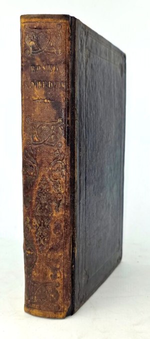 DANTE ALIGHIERI- BOSKA KOMEDIA. Pierwsze polskie wydanie 1860, ryciny.