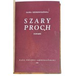 RODZIEWICZÓWNA- SZARY PROCH Powieść 1944 oprawa