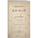 HERODOT - HERODOTA DZIEJE. z.2; wyd.1 pełnego polskiego przekładu „Dziejów” Herodota