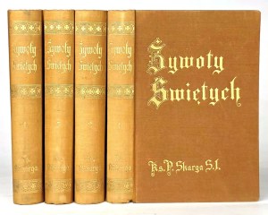 SKARGA - ŻYWOTY ŚWIĘTYCH t.1-4 komplet oprawa
